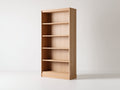 Librería de madera 75x30x180 cm - Roble natural - Almacenamiento abierto y diseño moderno