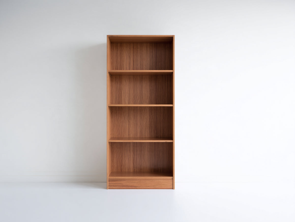 Librería de madera 70x30x170 cm - marrón - almacenamiento abierto - diseño vertical moderno
