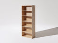 Librería de madera 60x30x180 cm - Roble natural - Almacenamiento abierto y diseño moderno