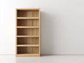 Librería de madera 80 x 30 x 180 cm - roble claro - 5 niveles abiertos